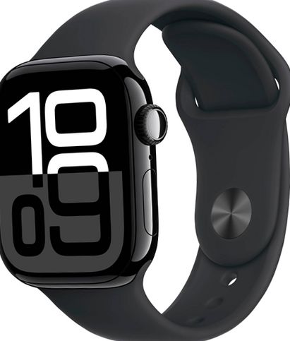 Apple Watch Gen 10 Series 10 Cell 42mm Jet Black Aluminum - Black