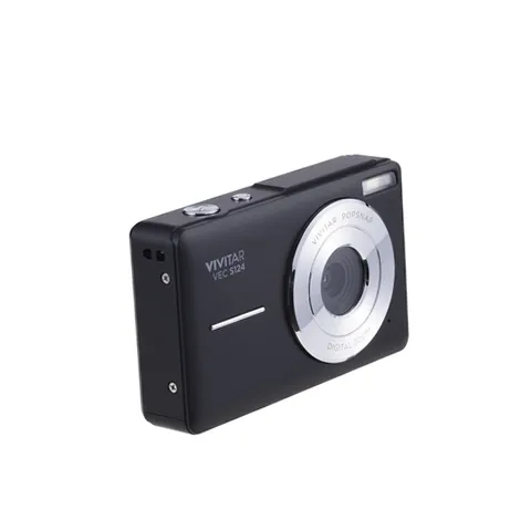 Vivitar VECS124 Popsnap 44MP Digital Camera, Black, 16X Zoom