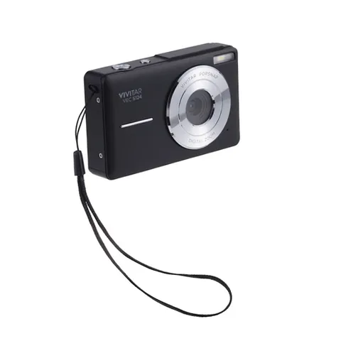 Vivitar VECS124 Popsnap 44MP Digital Camera, Black, 16X Zoom