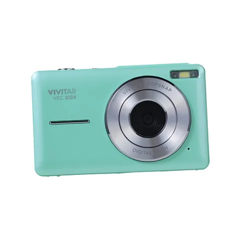 vivi Vivitar VECS124 Popnap Digital Camera, Green, 16X Zoom, 1080p