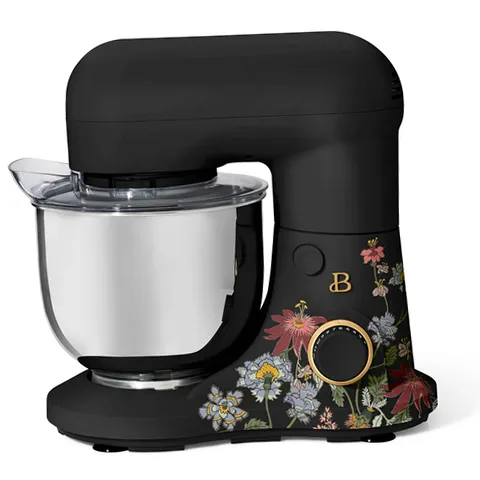 Beautiful 19587 3.5 Qt Stand Mixer, Wildflower with Flat Beater