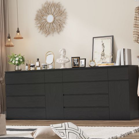 black 5-drawer dresser under $100 Amazon.com: Cozy Castle 5 Drawer Dressers, Modern Chest of Drawers Large  Organizer, Wood Accent Storage Cabinet for Living Room, Home Office,  Entryway, Black : Home & Kitchen