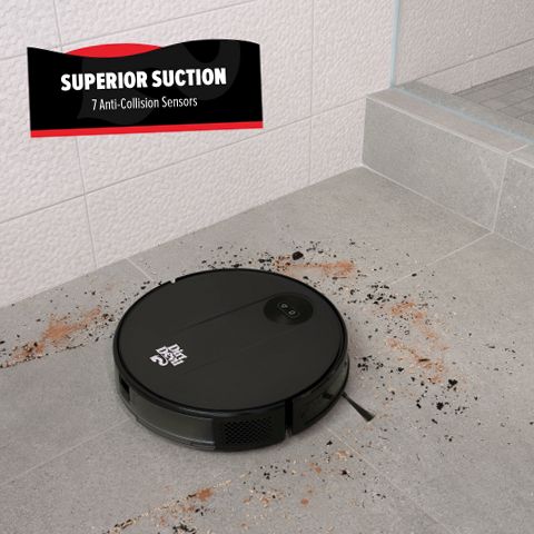 Dirt Devil EV3320 Robot Vacuum With Gyro Navigation, Black | eBay