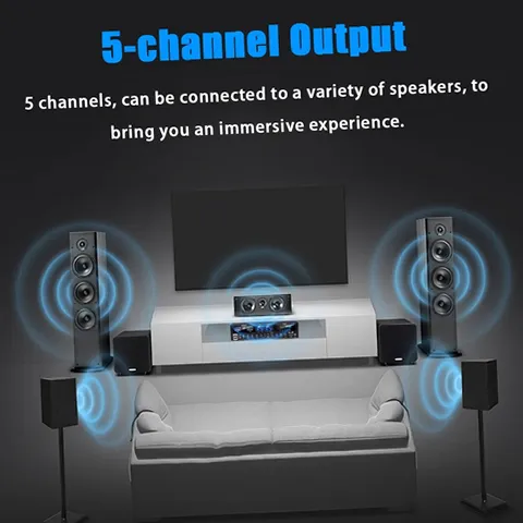 Sunbuck AV555BT 4000W Surround Sound Bluetooth Audio Power