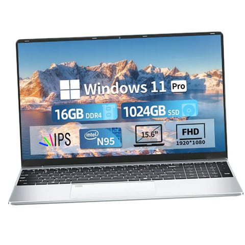 DUNHOO N95 Laptop 15.6 FHD 16GB DDR4 1TB SSD Windows 11 Pro
