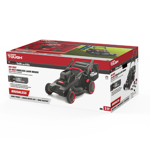 Hyper Tough HY5601050516002 2x20 Volts Max 20-inch Brushless Push