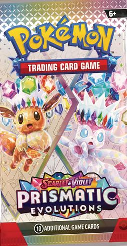 Pokemon 100-10111 Prismatic Evolutions Booster Bundle - 6 Sealed