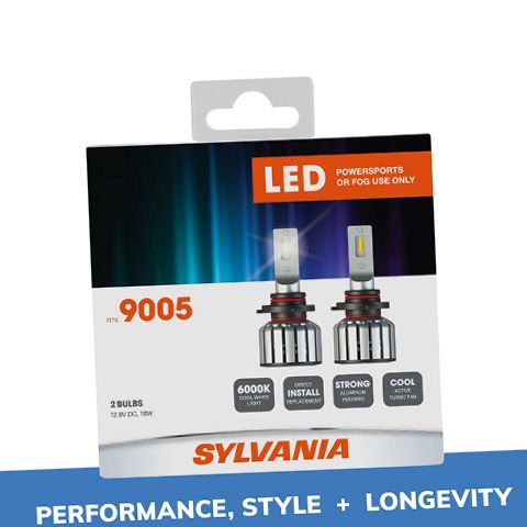 ブブカ 3点セット Amazon.com: Sylvania 9005 LED Powersport Headlight Bulbs for Off