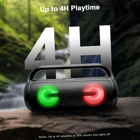 Fisher FBX2106K Portable Bluetooth Wireless Speaker System: Dual