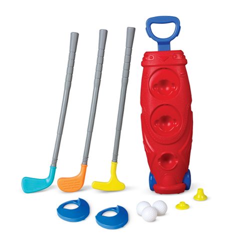 Play Day AJ071-1GF Jumbo Golf Caddy Set with Clubs and Balls