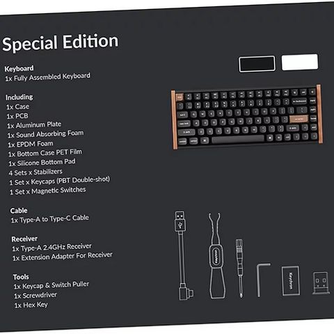 Keychron K2HE Elite Bundle - Black-Special Edition | eBay