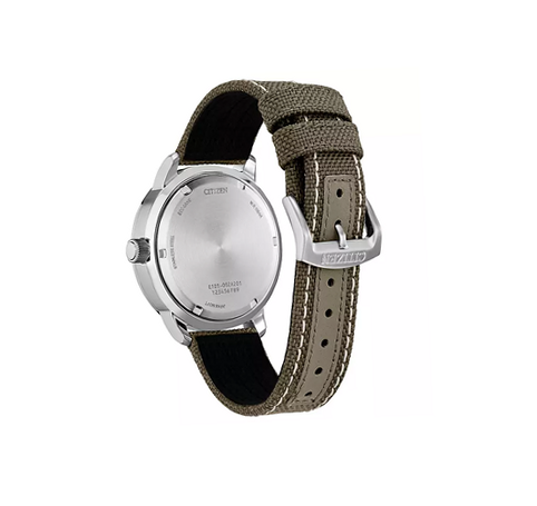Citizen BM8590-28E Eco-Drive Weekender Analogue Green Nylon Watch