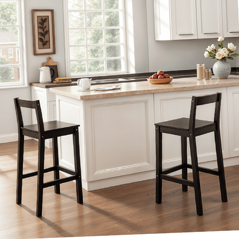 PJ Chonburi Parawood Co. Ltd. Indoor Counter Stools Set of 2