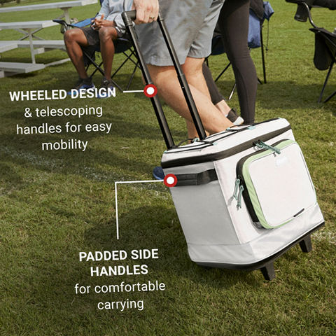 Coleman XPAND 42-Can Soft Cooler with Wheels, 50 Qt | eBay
