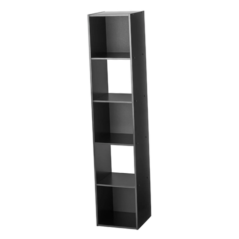 Mainstays MS5336278612063 5 Cube Vertical Storage Organizer, Black