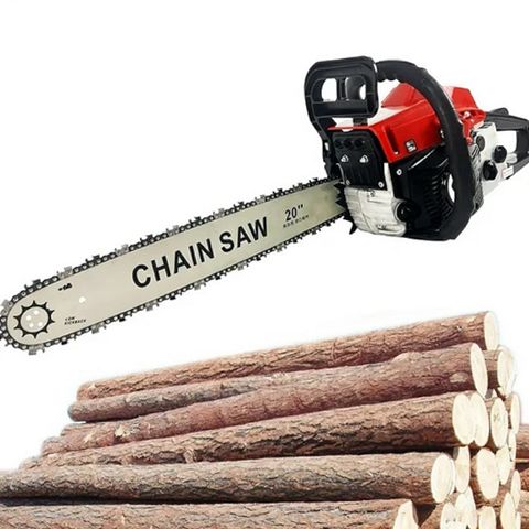 SUSUZI Gas Chainsaw 20'' 4-Stroke 58CC Cordless Chainsaw for Farm