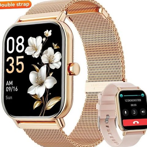 【最安値】ムクSAR Mingdaln Smart Watch, 1.85-Inch HD Touch Display, IP68 Waterproof