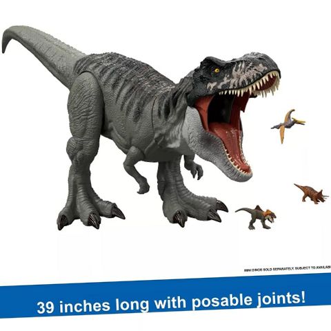 Mattel Jurassic World Rebirth Super Colossal Tyrannosaurus Rex