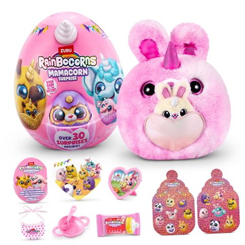 ZURU 92121 Rainbocorns Mamacorn Surprise Plush Toy, 11 Inch