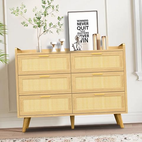 mango beige linen dress Liberty 6-Drawer Assembled Dresser