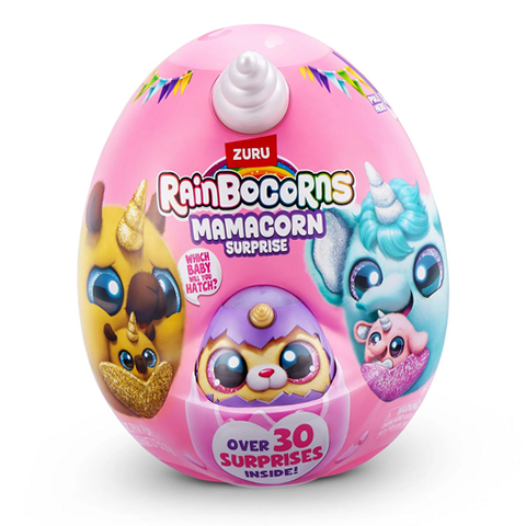ZURU 92121 Rainbocorns Mamacorn Surprise Plush Toy, 11 Inch