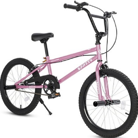 Spptty 20in Freestyle BMX Bike with 4 Pegs Kids Bicycle, Pink | eBay