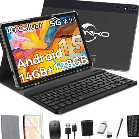 ZONKO D106S Android 15 Tablet 10.1-Inch FHD IPS Display 14GB RAM