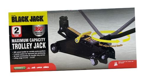 Torin T82016W 2-Ton Hydraulic Trolley Jack w/ 360-Degree Rotation