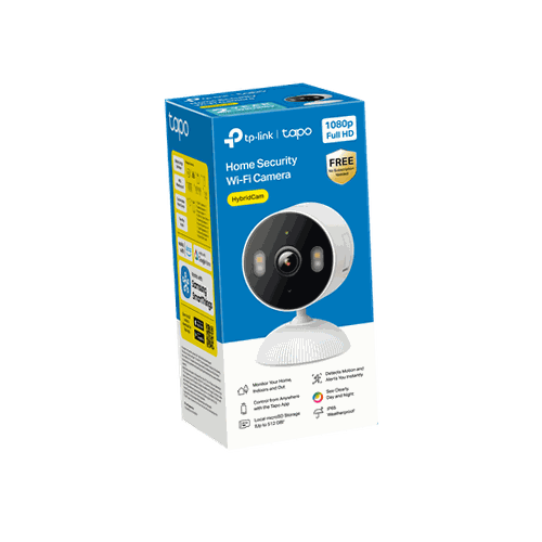 TP-Link Tapo TCW61 Indoor/Outdoor Security Camera, HD Color Night