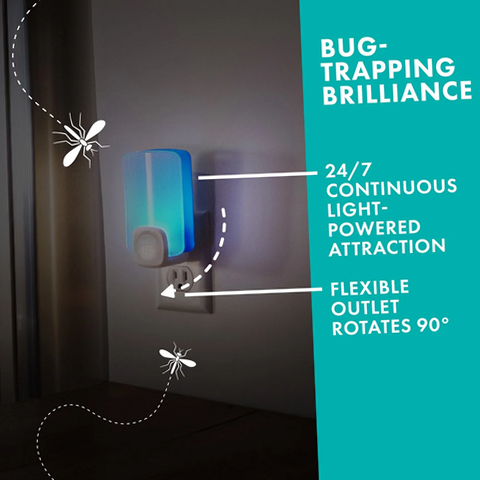 STEM 359058 Attracts & Traps Flying Insect Light Trap - 2 Devices