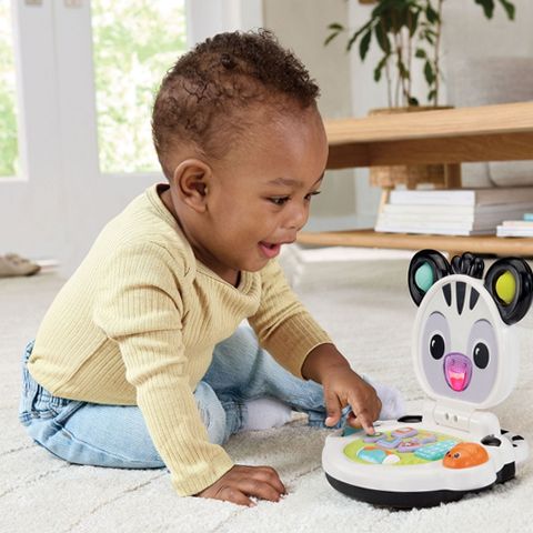 VTech 80-564700 Baby Lil Zebra Laptop, Interactive Infant Activity