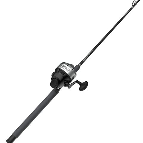 Zebco 808 Boss Hawg Spincast Reel and Fiberglass Fishing Rod Combo