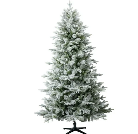 Holiday Time TG76P4D56D02 7.5' Pre-Lit Aspen Pine Green Flocked
