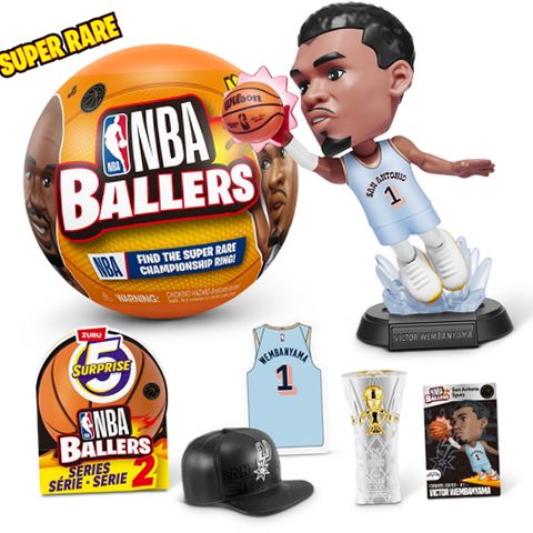 Zuru 94273121 5 Surprise NBA Ballers Series 2 by ZURU: PVC Mini