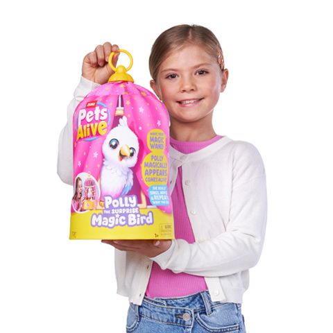 Pets Alive Polly the Magic Bird: Interactive Plastic Pet Toy by