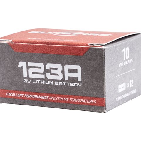 Surefire CR123A High Performance 3V Lithium Batteries, 12 Pack | eBay