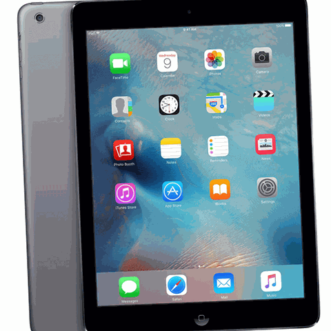 Apple iPad Air 32GB Tablet, Space Gray, WiFi, Lightweight Portable