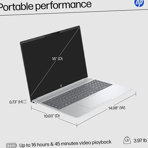 HP 16-AG1017CL OmniBook 16