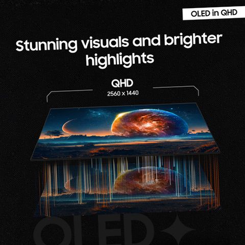 SAMSUNG LS27DG610SNXZA 27'' Odyssey QD-OLED G6 (G61SD) QHD 240Hz
