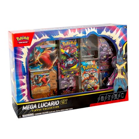 Pokemon 2U4ZS09XCPTT Mega Lucario ex Figure Collection, Etched