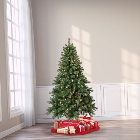 Holiday Time SG66M3CAPL05 6.5' Pre-Lit Windham Spruce Green