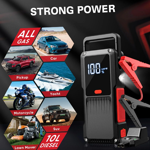 GCZ 4200A Car Battery Jump Starter for All 10 Liter Gasoline and