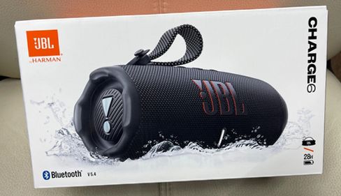 JBL JBLCHARGE6BLKAM Charge 6 Portable Wireless Speaker - 2025