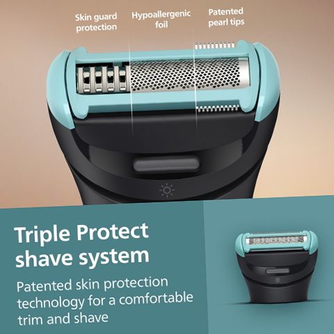 Philips Norelco Body Groomer 7000 Series, Interchangeable Dual