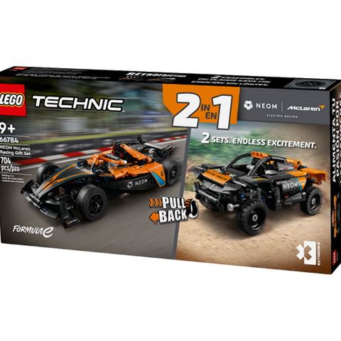LEGO 66784 Technic NEOM McLaren Racing Gift Set, 704 Pieces, Two