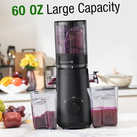 TUUMIIST TM-580SJ Cold Press Juicer, Slow Squeeze Technology, 5.3