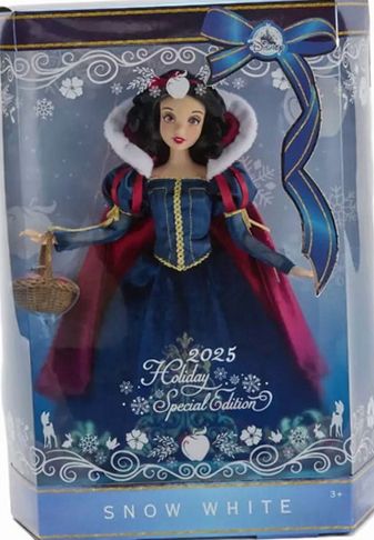 世界に50枚 シリアル付白雪姫 2025 Disney Princess Disney Princess 2025 Holiday Snow White Doll, Crushed Velvet Dress