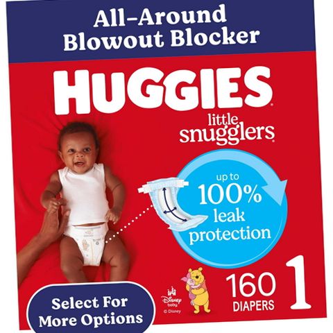 Kimberly Clark 56357 Huggies Little Snugglers Fragrance Free Baby