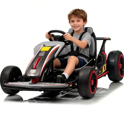 Mukidy 24V Go Kart Ride on Toys Electric Go Kart, Green | eBay