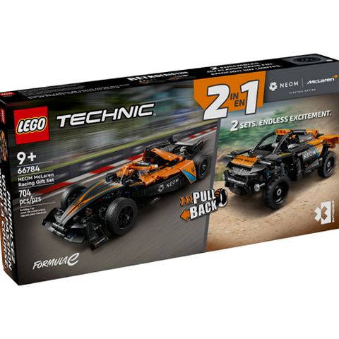LEGO 66784 Technic NEOM McLaren Racing Gift Set, 704 Pieces, Two